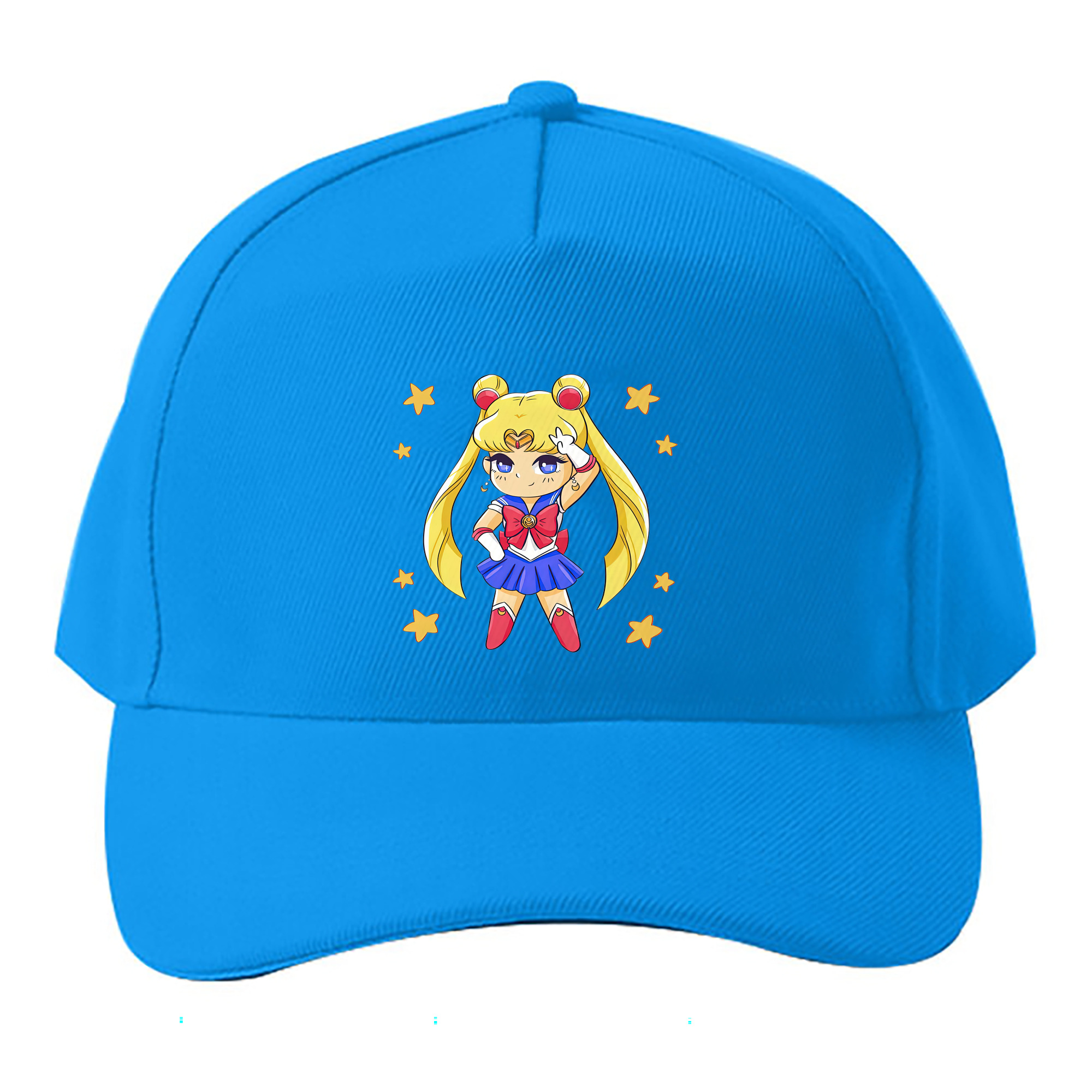 （画像用） 美少女戦士セーラームーン 月野 うさぎ つきの うさぎ Sailor Moon Tsukino Usagi ベースボールキャップ 綿100％ 男女兼用 帽子 スポーツ